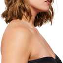 HSIA Strapless Bras for Women, Bella Convertible Minimizer Bra for Large Bust Unlined Underwire Balconette Bras (Black), Size 36DDD/F