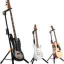 GHOSTFIRE AutoGrip Guitar Stand Foldable Guitar Display Rack Fit Electric Guitar/Bass/Acoustic (GBS-8)