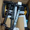 ELENKER Steerable Knee Scooter, Foldable Knee Walker with Basket Dual Braking System, Knee Scooters for or Angle and Injured Foot Broken Black