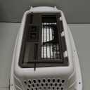 Petmate Dog Crates for Small Dogs & Cat Carriers, Two-Door Plastic Pet Kennel, Top & Front Loading, Made in USA, 19", White