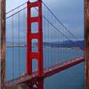 BESCRCL 24x30 Picture Frame Brown, Poster Frames Wall Hanging, Display Pictures 24 x 30 without Mat, 1 Pack