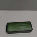 Peakeep Small Battery Powered Digital Alarm Clocks for Bedrooms Bedside, Cordless Tiny Travel Portable Desk Clock, Large Numbers Auto Dimmable, LED Display 4 Dimmers, 5 Alarm Volumes (Green Digits)