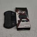 EASYTONE Backlit Mini Wireless Keyboard with Touchpad Mouse Combo Remote Control with Rechargeable Li-ion Battery and Multimedia Keys for Android TV Box HTPC PS3 Smart TV PC X-Box Linux Windows MacOS