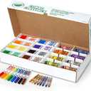 Crayola Crayons and Washable Markers Classpack (256ct), Bulk Back to School Supplies for Teachers, Essential Teacher Classroom Must Haves