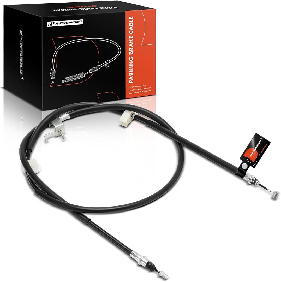 A-Premium Front or Rear Driver or Passenger Side Parking Brake Cable Assembly Compatible with Mazda Models: 3 2004 2005 2006 2007 2008