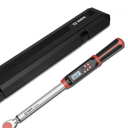 VANPO Digital Torque Wrench 1/2-Inch Drive 7.38-147.5ft-lbs/10-200NM, Dual-Direction Adjustable Electronic Torque Wrench with Preset Value, Buzzer and LED Flash Notification, for Bike Moto Car