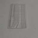 ALINK Glass Smoothie Straws, 10" x 10 mm Long Reusable Clear Drinking Straws, Pack of 7 with 2 Cleaning Brush,