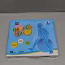 U&C Planet Hopper Ball, 18 inches Bouncy Ball with Handle for Kids Age 3-6, Sit on Bounce Jumping Hopping Toy with Pump, Great Toddler Girls Toys for Birthday Gifts, Pink Unicorn