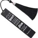 Hafhue Trust In Lord With All Your Heart Proverbs 3:5-6 Metal Bookmark with Tassels, Bible Verse Bookmark for Women Men, Inspirational Gifts for Book Lover Reader, Religious Faith Gifts for Christians