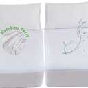 Kingnex Waterproof Split California King Mattress Protector for Adjustable Bed Noiseless Soft Bamboo Viscose Terry 2 Cali Twin XL 36x84 Fitted Mattress Cover (White)