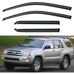 Window Visors Rain Guards Shield for 2003-2009 Toyota 4Runner, Out-Channel Window Vent Wind Deflectors Visors Shades for 03 04 05 06 07 08 09 4Runner