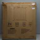 HOOEN 30" Tall Extra Wide Baby Gate for Doorways & Stairs - Large Pressure Mounted Dog & Child Safety Gates (71.5-76.38"/182-194cm, Black)