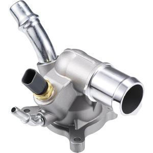 uxcell Engine Coolant Thermostat Housing Water Inlet Assembly for Chrysler 200 for Dodge Dart for Jeep Cherokee 2.4L No.5047772AB/5047263AB Integrated Thermostat Housing Assembly W/Sensor