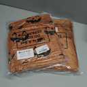 2 x Tranqun 4 Pcs Halloween Pillow Covers Fall Pumpkin Ghost Throw Covers 3D Embroidered Faux Fur Cushion Cases for Halloween Thanksgiving Autumn Home Sofa Bed Room Decor(12 x 20'',Rust)