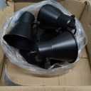 SEEBLEN 3-Light Industrial Track Lighting, Adjustable Round Kitchen Ceiling Light, Morden Black Flush Mount Directional Light for Kitchen, Hallway, Dining Room, Bathroom, Coffee Bar