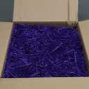 Hampton Distribution Purple Crinkle Paper Filler, 2lb Shredded Paper For Gift Baskets, Basket Filler for Birthdays, Weddings, Showers & Holidays