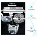 Disposable Shower Caps 100 Pcs - Multi-Purpose Thickening Elastic Bath Cap Plastic Waterproof Clear Shower Caps Bath Shower Hair Caps Women Spa,Home Use, Hotel and Hair Salon, Portable Travel(18.1")