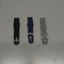 Bands for Garmin Vivoactive 5/Garmin Active 5, 20mm Watch Strap Sport Wristband Soft Silicone Replacement Band Compatible with Garmin Venu/Venu sq/Venu sq2/Venu 2 plus, Color: Black+grey+blue