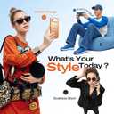 2 x LISEN 3-Pack Magnetic Shockproof for iPhone Air Case Slim [Fit for MagSafe][Military Grade Drop Protection] Translucent Matte Phone Case for i Phone 17 Air, Cosmic Orange, Space Black, Deep Blue