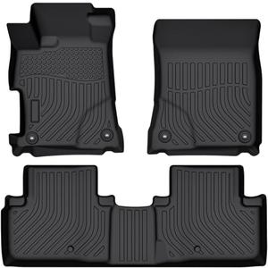 Cartist Floor Mats Custom Fit for Acura ILX 2013-2022 All Weather Floor Liners Front & 2nd Row Carpet Protection 3D TPE Heavy Duty Waterproof