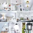 A19 LED Light Bulbs 60W Equivalent, 5000K Daylight White 120V 9W 800 Lumens E26 Base bulb Not-Dimmable, A19 Led Energy Efficient Light bulb suitable for Home Office Bedroom Living Room, 6 Packs