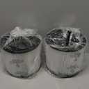 CERO 90304 Replacement Filter for Shop Vac 90304, 90350, 90333, 90585, 5 Gallon and Above Wet/Dry Vacuum Cleaners (2 Replacement Filter+2 Lids+4 Foam Sleeve Filters)