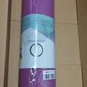 JELS Extra Wide Premium TPE 10MM PRO Yoga Mat - Comfortable & Thick Exercise Mat with Carry Strap, Ideal for Yoga, Pilates, Aerobics, and Live Streaming Workouts (purple(single layer))