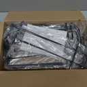 Soda Can Organizer Storage Rack, 2 Pack Stackable Beverage Soda Can Dispenser Organizer Holder for Refrigerator, Cabinet, Pantry (Black)