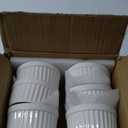 LE TAUCI Ramekins 4 OZ Oven Safe, Creme Brulee Ramekins, Pudding Custard Cups Souffle Ramiken, Dipping Sauce Dishes, Ceramic Ramekin Bowls Set of 6, White