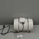 Nalle 8 Inchs Inline Duct Fan Radon Fan 168W 740 CFM Ventilation Exhaust Blower Fans Efficient Quiet Copper Motor for Ducting Vents Bathroom Kitchen Grow Tents Hydroponics