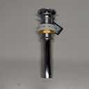 KES Bathroom Sink Drain Without Overflow Vessel Sink Lavatory Vanity Pop Up Drain Stopper Polished Chrome for 1.6"-1.9" Sink Hole, All Metal Rustproof Brass and 304 Stainless Steel, S2008D-CH