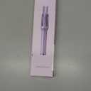 Automatic Rotating Curling Iron with 4 Temperature - Beach Waves Curling Wand, Portable Hair Curler, Dual Voltage & Lightweight for Travel, Automatic Shut-Off, Anti-Scald-Purple