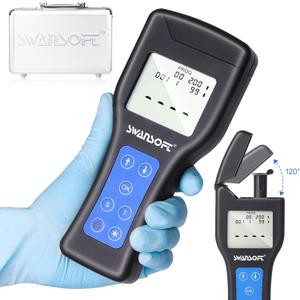 Portable ATP Fluorescence Detector, Handheld Surface Cleanliness Tester, ATP Rapid Detector (Swab Not Included)