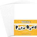 50 Pack White Poster Boards, 11"x14" White Poster Paper Heavyweight Poster Board Bulk Blank Poster Board for Art Display Board,Classroom Use,School Craft Project,Presentation Drawing