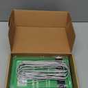 AAGUT 16 Pack Garden Landscape Staples 6 Inch Soaker Hose Stakes 11 Gauge Drip Line Irrigation Stakes Water Hose Hooks Galvanized Lawn U Pins Sod Nails for Chicken Wire, Drip Tubing, Dog Fence