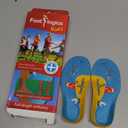 Footlogics Fun Kids Orthotic Shoe Insoles with Arch Support for Childrens Heel Pain (Severs Disease), Growing Pains, Flat Feet - Childrens, Pair (Toddler 5-7, Full Length - Yellow)