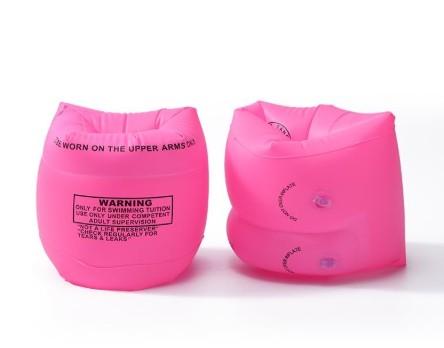 2 Pcs Inflatable Arm Floaties for Toddlers, Blow up Water Wings for Kids, Swimming Arm Bands Floatation for Children and Adults 30-150LBS