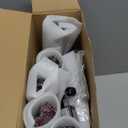 Tuanse 10 Pcs 8.7 in, 16 in Flameless Fake Fire Log Light Realistic Fireflame Camping Decoration Flameless LED Light Gas Logs for Indoor/Outdoor Gas Fire Pits, Fireplace Home Winter Party Decor