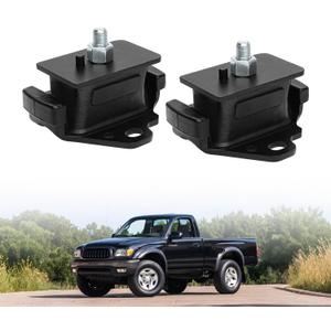 2PCS Front Left & Right Engine Mount Set for 1988-2004 Toyota Tacoma / 4Runner / Pickup / T100, Engine Motor Mount Replace 12361-62110, 1236162110, 12361-65010, 1236165010, 12361-65011, 1236165011