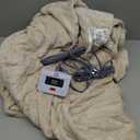 Sealy Electric Blanket Queen Size, Flannel Heated Blanket with 10 Heating Levels & 1-12 Hours Auto Shut Off, Fast Heating Warm Blanket, Machine Washable, Beige, 84 x 90 Inch