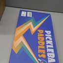 Pickleball Paddles Set of 2 with 4 Balls - USAPA Approved Fiberglass Surface, Lightweight, Non-Slip Grip - Premium Paddle Set for All Skill Levels Indoor & Outdoor (Black)