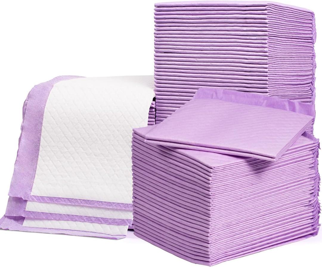 Buyockss 50Pack Disposable Underpads 18 x 24 inch High Absorbency Waterproof Incontinence Bed Pads