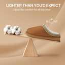 Homitem House Bedroom Slippers for Women Platform Shoes Indoor and Outdoor with Fuzzy Lining Hard Sole Memory Foam Slip on, 9-10