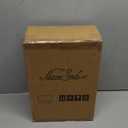 Nature Smile Deluxe Wooden Pants Hangers Solid Wood Bottom Jeans Hanger Skirt Hanger with 2-Adjustable Clips Pack of 20 (White)