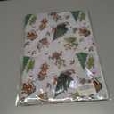 2 x Febbleshow Funny Christmas Wrapping Paper for Boys Girls Kids - Xmas Gift Wrap with Green Monster, Trees, Snowflakes & Presents - 4 Jumbo Sheets, 28" x 40" Each (32 sq. ft ttl), Easy to Store