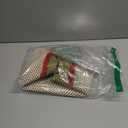 Easter Woven Large Gift Basket Empty with Ribbons Bow Tie and Bag, Easter Empty Decorative Chest Box, Woven Rope Storage with Handles Home Decor(14 x 10 x 5.5 Inch,Brown Red)