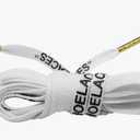 Loop King Laces 1 Pair Off White Style Shoe Laces with Gold Tips Size 120 cm