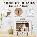 Cat Memorial Picture Frame, Forever In My Heart Photo Frame, Remembrance Gifts For Cat Lover Cat Mom, Loss of Cat Sympathy Decor Gift, Cat Passing Away Gift, Home Office Memorial Frame With Stand -14