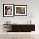 3 x Rempry 12x16 Picture Frame, Display Poster 9x12 with Mat or 12 x 16 Without Mat, Wall Gallery Photo Frames with Shatter Resistant Plexiglass, Black, 1 Pack