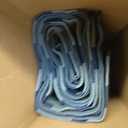 GENIMO Outdoor Rug for Patio Clearance, 10'x14' Waterproof Camping Mat, Reversible Plastic Straw Rugs for RV, Camper, Balcony, Backyard, Picnic, Deck (Blue & Grey)